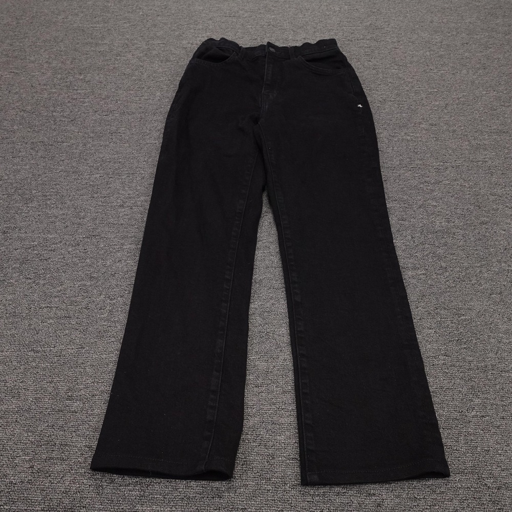 Imogene And Willie Sophie Jeans Womens 25 Black High Rise Straight 25x29 Denim